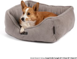 Nandog Dream ONE Cloud Reversible Dog & Cat Bed, Stone Beige slide 2 of 5