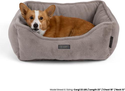 Show full view: Nandog Dream ONE Cloud Reversible Dog & Cat Bed, Stone Beige slide 2 of 6