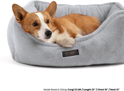 Show full view: Nandog Dream ONE Cloud Reversible Dog & Cat Bed, Ice Blue slide 2 of 6