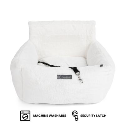Show full view: Nandog Cloud Collection Cat & Dog Car Seat Bed, Ivory, Medium slide 3 of 8