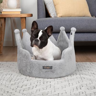 Show full view: Nandog Prive Collection Crown Cloud Dog & Cat Bed, Royal Gray slide 3 of 9