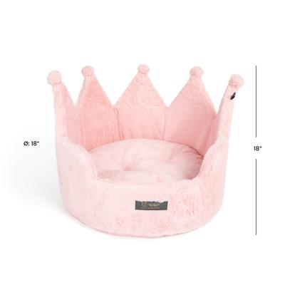 Show full view: Nandog Prive Collection Crown Cloud Dog & Cat Bed, Royal Blush slide 6 of 9
