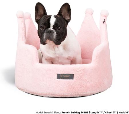 Show full view: Nandog Prive Collection Crown Cloud Dog & Cat Bed, Royal Blush slide 3 of 9