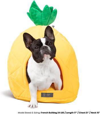 Show full view: Nandog Prive Collection Pineapple Dog & Cat Bed slide 3 of 7