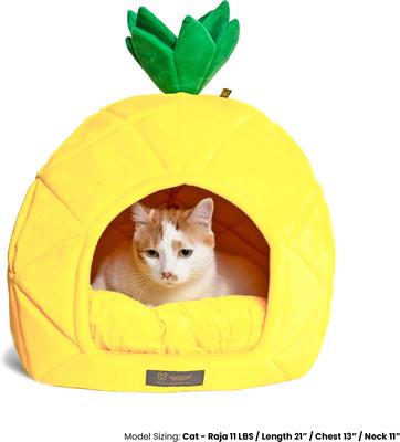 Show full view: Nandog Prive Collection Pineapple Dog & Cat Bed slide 2 of 7