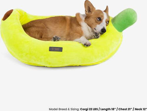 Show full view: Nandog Prive Collection Banana Dog & Cat Bed slide 2 of 5