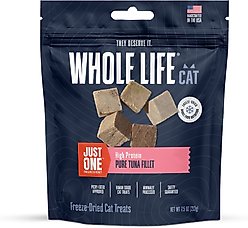 Whole Life Pet Just One Tuna Cat Treat, 7.5-oz bag