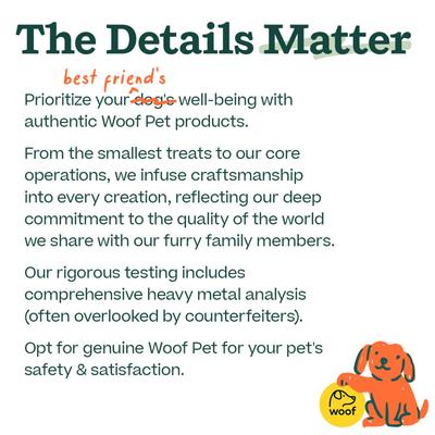 Show full view: Woof High Protein 6-inch Bully Stick Dog Chew, 5 count slide 3 of 8