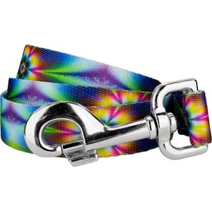 Country Brook Petz Tie Dye Flowers Dog Leash, Large: 4-ft long, 1-in wide