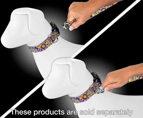 Show full view: Country Brook Petz Yellow Boho Mandala Dog Leash, Medium: 6-ft long, 5/8-in wide slide 2 of 4