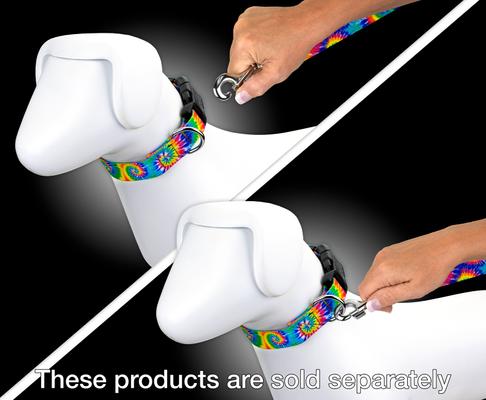 Show full view: Country Brook Petz Classic Tie Dye Dog Leash, Large: 6-ft long, 1-in wide slide 4 of 6