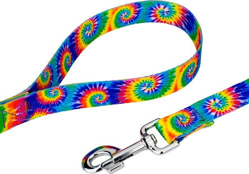 Show full view: Country Brook Petz Classic Tie Dye Dog Leash, Large: 6-ft long, 1-in wide slide 5 of 6