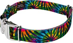 Country Brook Petz Premium Tie Dye Stripes Dog Collar, Small: 11 to 13-in neck, 5/8-in wide slide 2 of 7