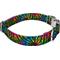 Show in main carousel: Country Brook Petz Premium Tie Dye Stripes Dog Collar, Small: 11 to 13-in neck, 5/8-in wide slide 7 of 8