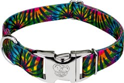 Country Brook Petz Premium Tie Dye Stripes Dog Collar, Small: 11 to 13-in neck, 5/8-in wide