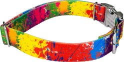 Country Brook Petz Premium Paint Splatter Dog Collar, Large: 16 to 22-in neck, 1-in wide slide 2 of 5
