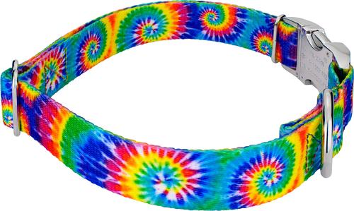 Show full view: Country Brook Petz Premium Classic Tie Dye Dog Collar, Large: 16 to 22-in neck, 1-in wide slide 7 of 8