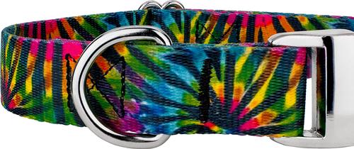 Show full view: Country Brook Petz Premium Tie Dye Stripes Dog Collar, Small: 11 to 13-in neck, 5/8-in wide slide 8 of 8