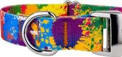 Country Brook Petz Premium Paint Splatter Dog Collar, X-Large: 18 to 26-in neck, 1-in wide slide 2 of 5