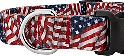 Country Brook Design Patriotic Tribute Deluxe Dog Collar, Large: 16 to 22-in neck, 1-in wide slide 2 of 5