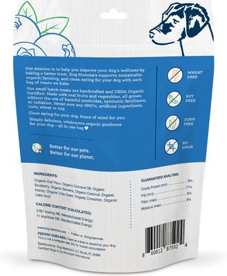 Show full view: Dog Mamma's Organic Berry Banana Coconut Dog Treats, 6-oz bag slide 3 of 9