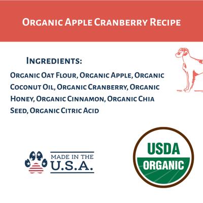 Show full view: Dog Mamma's Organic Apple Cranberry Dog Treats, 6-oz bag slide 7 of 10