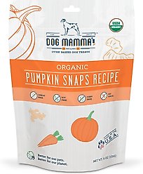 Dog Mamma's Organic Pumpkin Snaps Dog Treats, 6-oz bag slide 1 of 8