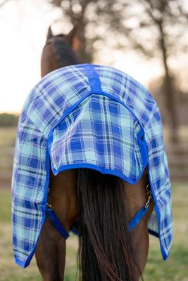 Show full view: TuffRider Shoulder Lining Horse Fly Shield Sheet, Sky Blue, 81-in slide 3 of 5
