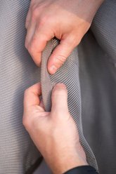 TuffRider NevaTear Technical Combo Neck Horse Fly Sheet, Silver, 72-in slide 2 of 5