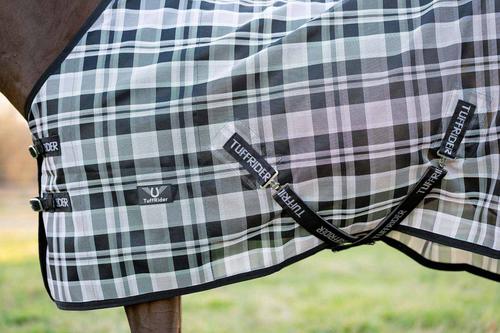 Show full view: TuffRider Shoulder Lining Horse Fly Shield Sheet, Black/Grey, 75-in slide 4 of 5