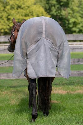 Show full view: TuffRider NevaTear Technical Standard Neck Horse Fly Sheet, Silver, 69-in slide 5 of 6
