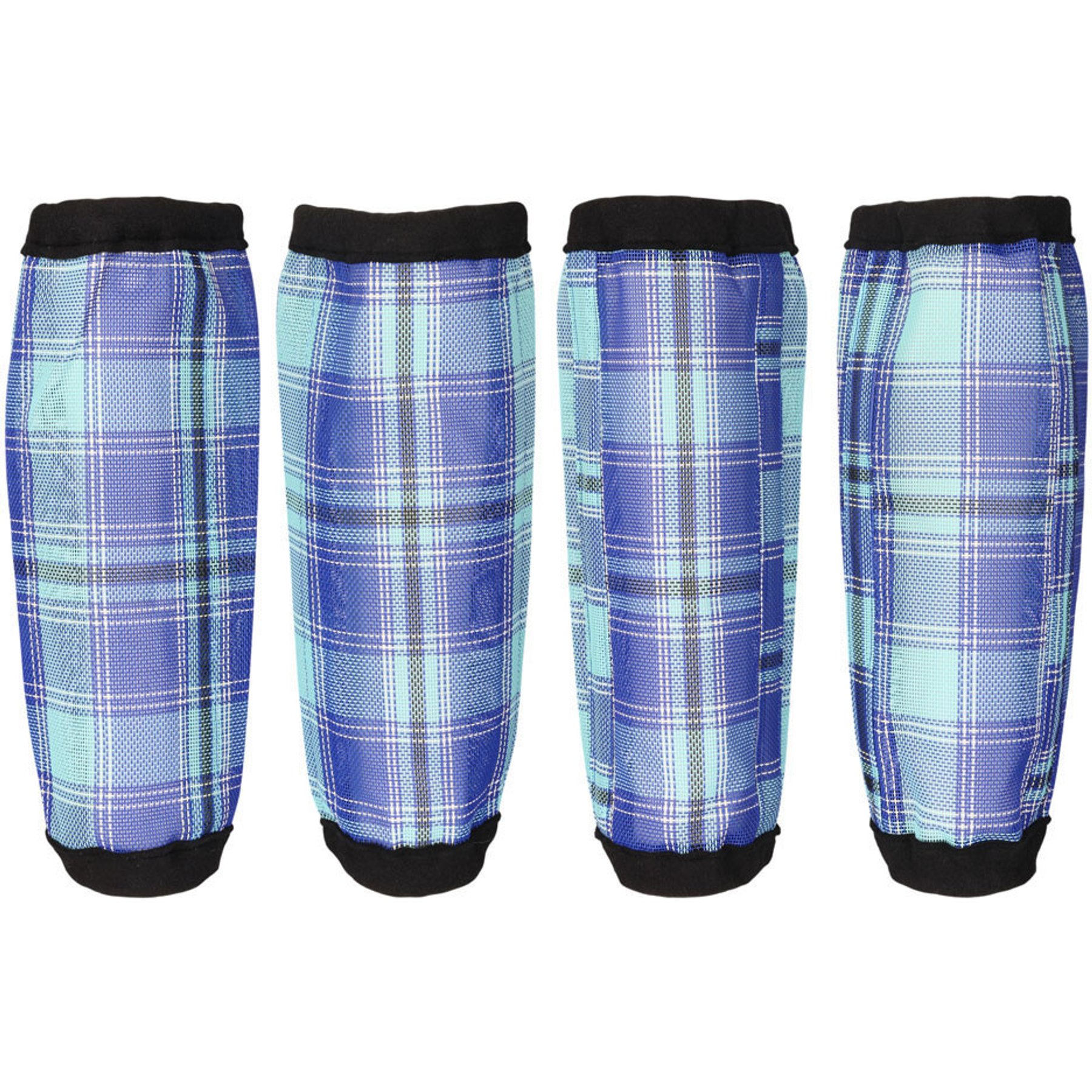 TuffRider StableShield Fly Boots, Set of 4, Blue, Horse