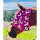 Star Point Horsemanship Unicorn UV No Ear Horse Fly Mask, Unicorn, Average Horse: 14 to 16 hands