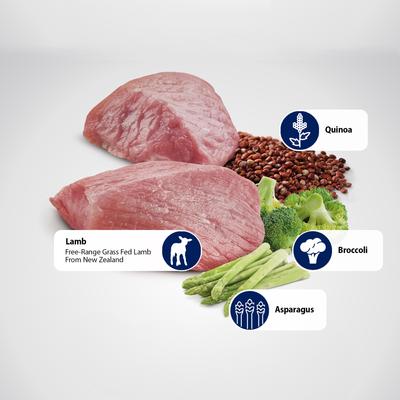 Show full view: Farmina N&D Quinoa Feline Lamb, Broccoli & Asparagus Weight Management Dry Cat Food, 8.8-lb bag slide 7 of 10