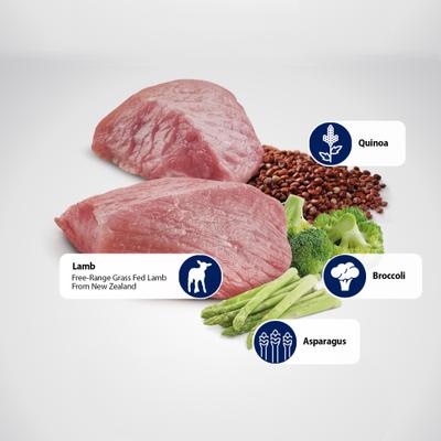 Show full view: Farmina N&D Quinoa Canine Adult Weight Management Lamb, Broccoli & Asparagus Dry Dog Food, 11-lb bag slide 7 of 10