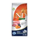 Farmina N&D Pumpkin Canine Adult Lamb & Blueberry Dry Dog Food, 22-lb bag