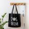 Show in main carousel: Park Life Designs Dog Mom Print Cotton Shopping Tote, Black slide 2 of 6