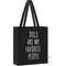 Show in main carousel: Park Life Designs Dogs are My Fav Print Cotton Shopping Tote, Black slide 3 of 4