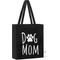 Show in main carousel: Park Life Designs Dog Mom Print Cotton Shopping Tote, Black slide 5 of 6