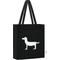 Show in main carousel: Park Life Designs Parkie Print Cotton Shopping Tote, Black slide 5 of 5