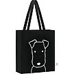 Show in main carousel: Park Life Designs Charlie Print Cotton Shopping Tote, Black slide 6 of 6