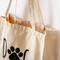 Show in main carousel: Park Life Designs Dog Mom Print Cotton Shopping Tote, Cream slide 4 of 5