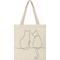 Show in main carousel: Park Life Designs Milo Cat Print Cotton Shopping Tote, Cream slide 1 of 5