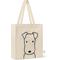Show in main carousel: Park Life Designs Charlie Print Cotton Shopping Tote, Cream slide 6 of 7