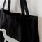 Show in main carousel: Park Life Designs Parkie Print Cotton Shopping Tote, Black slide 4 of 5