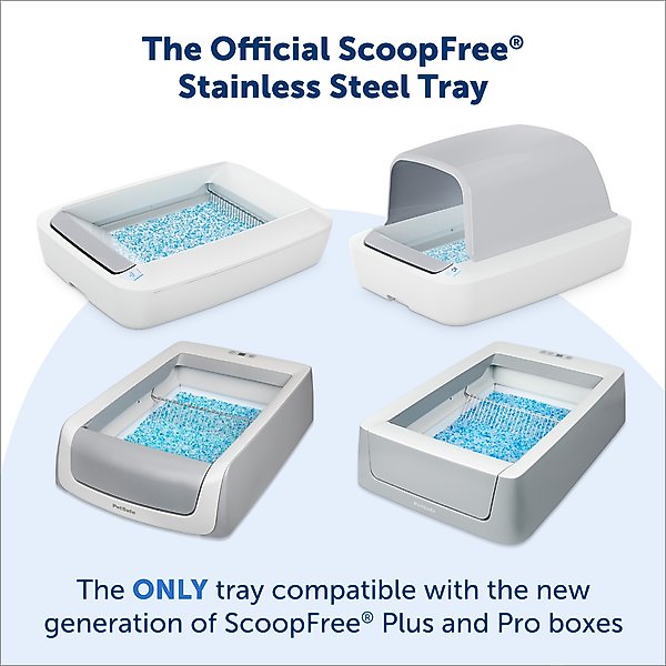 Show full view: PetSafe ScoopFree Stainless Steel Cat Litter Tray slide 2 of 6