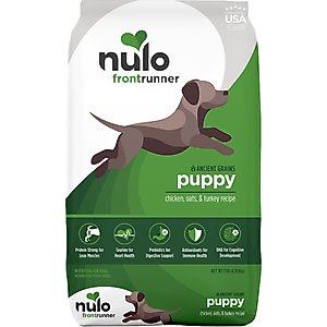 Nulo Frontrunner Ancient Grains Chicken, Oats & Turkey Puppy Dry Dog Food, 11-lb bag