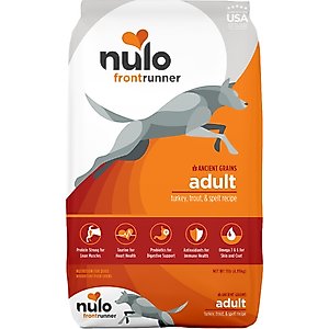 Nulo Frontrunner Ancient Grains Turkey, Trout & Spelt Recipe High-Protein Adult Dry Dog Food, 11-lb bag