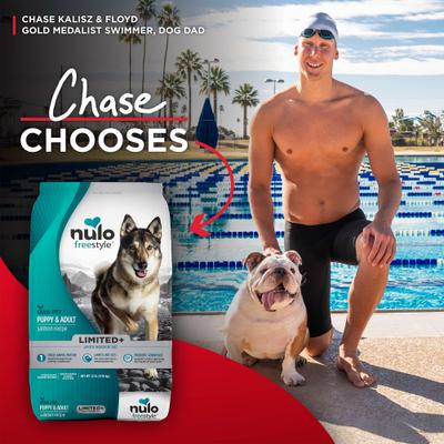 Show full view: Nulo FreeStyle Limited Ingredient Salmon Recipe High-Protein & Grain-Free Puppy & Adult Dry Dog Food, 10-lb bag slide 9 of 12