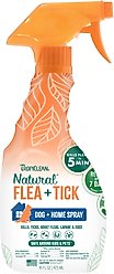 TropiClean Natural Flea & Tick Treatment Spray for Dogs, Citrus Scent, 16-fl oz bottle
